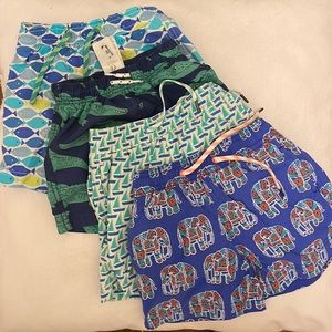 Mini Boden and jcrew swim trunks